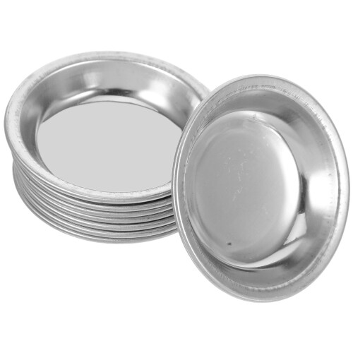 32Pz Palette Miscelatrici Piccole in Acciaio Argento 2