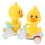 6Pz Little Car Pull-Back in ABS Celeste Gioco Educativo Bambini 1