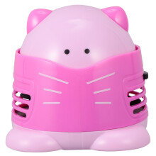 3Pz Mini Aspirapolvere Portatile Rosa Per Scrivania