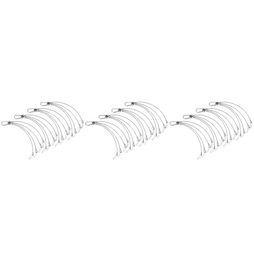 12Pz Filo Appendere Nero Per Luci LED Piante, Leggero E 2