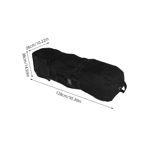 Borsa Golf Viaggio Nera Con Ruote E Protezione Impermeabile 2