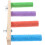 4Pz in Legno Per Uccelli Da Compagnia Gioco Multiuso Colorato 3