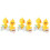 6Pz Little Car Pull-Back in ABS Celeste Gioco Educativo Bambini 9