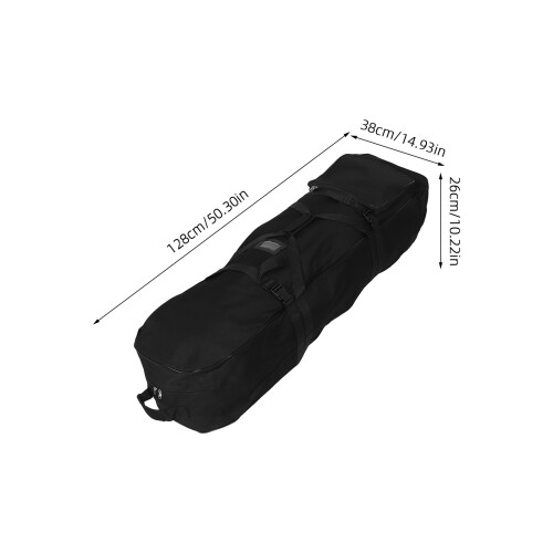 Borsa Golf Viaggio Nera Con Ruote E Protezione Impermeabile 1