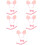 5Set Set Maiale Cosplay Rosa Con Cerchietto Orecchie, Coda E 9