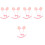 5Set Set Maiale Cosplay Rosa Con Cerchietto Orecchie, Coda E 6