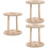 3Pz Porta Spazzolini Bamboo Khaki Multi Per Bagno 8