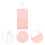 3Pz Porta Fermagli E Cerchietti Rosa Organizer 7