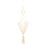 2Pz Boho Gatto Cotone Intrecciato Beige Confortevole 2