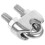 3Pz Per Cavi in Inox, Clip Versatili Argento 2