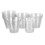 25Pz Decorativi Argento Per Bevande Piccole 9