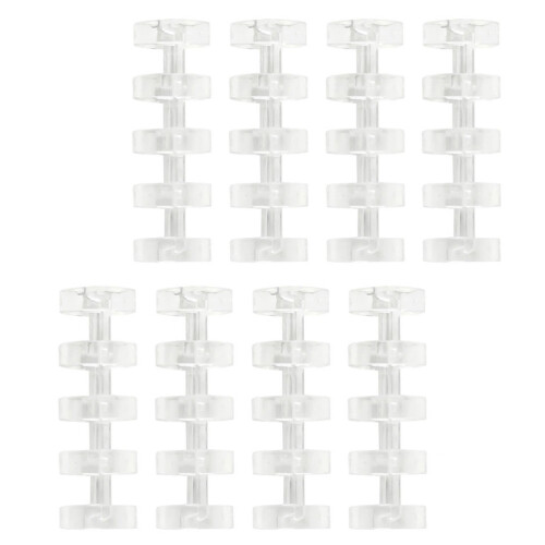 16Pz Raccoglitori Segmentati Trasparenti Five-Hole Per Libri 2