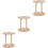 3Pz Porta Spazzolini Bamboo Khaki Multi Per Bagno 7