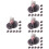 40Pz Coniglio Peluche Mini Ornamenta DIY 8