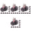 40Pz Coniglio Peluche Mini Ornamenta DIY 5