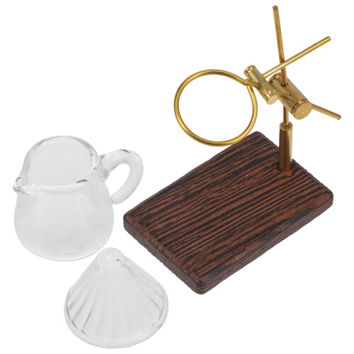 5Set Miniature Cucina Casa Bambole Porta E Legno