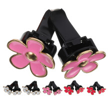 12Pz Clip Profumate Bocchette Auto Decorazione PVC Alluminio Colorate