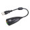 3Pz Adattatore USB Stereo Nero Plug and Play Per Audio Esterno 8