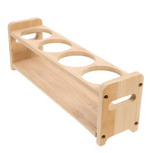 3Pz Organizer Spezie Desktop Khaki Con Design 4 in Legno