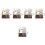 5Set Miniature Cucina Casa Bambole Porta E Legno 6