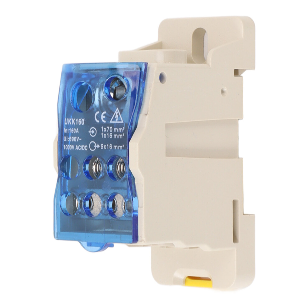 Din Rail-Mounted 160A 1000V Junction Box With Flame Retardant Pc Housing 9361371164571