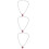 3Pz Collane Golf Marker Pallina Rosso in Cristallo 5