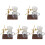 5Set Miniature Cucina Casa Bambole Porta E Legno 4