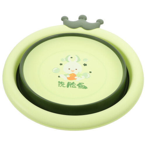 2Pz Lavabo Pieghevole Con Gancio, Cartoon Multiuso