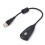 3Pz Adattatore USB Stereo Nero Plug and Play Per Audio Esterno 5