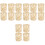 16Pz Vasi in Intrecciato Beige Per Supporti Piante 5