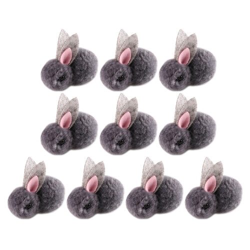 40Pz Coniglio Peluche Mini Ornamenta DIY 1
