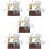 5Set Miniature Cucina Casa Bambole Porta E Legno 9