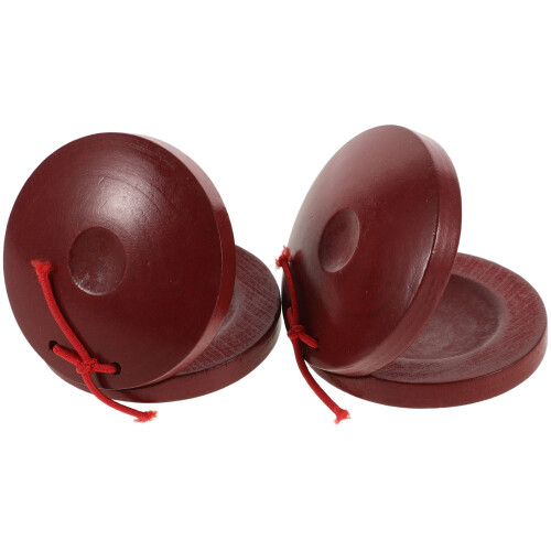 8St Donkerrode Percussie Castanetten Kids Speelgoed 2