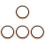 4Pz Shell Protettiva Per Orologio Rose Gold Con Cristalli 3