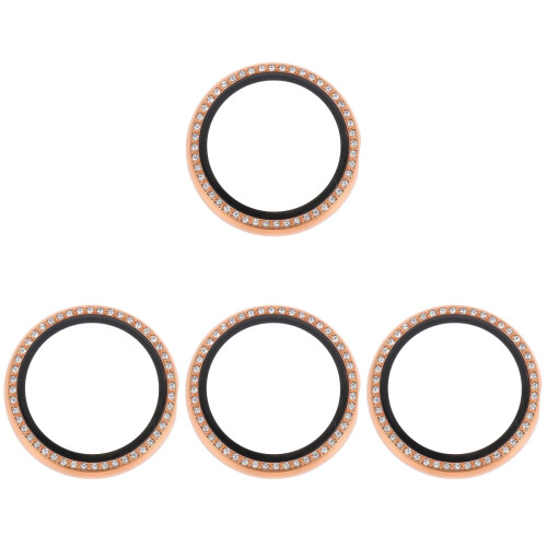 4Pz Shell Protettiva Per Orologio Rose Gold Con Cristalli 2