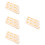 12Pz Clip Porta Carte Domino Beige Materiale Resistente 9