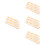 12Pz Clip Porta Carte Domino Beige Materiale Resistente 8