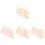 12Pz Clip Porta Carte Domino Beige Materiale Resistente 4