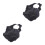 2Pz Maschera Occhi Portatile Per Animali Nera Multiuso in Nylon 2