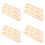 12Pz Clip Porta Carte Domino Beige Materiale Resistente 7