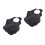 2Pz Maschera Occhi Portatile Per Animali Nera Multiuso in Nylon 5