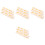 12Pz Clip Porta Carte Domino Beige Materiale Resistente 5