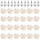 200Pz Perlati Per E Costumi DIY Beige 1