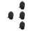 4Pz Parrucche Corte Per Uomo Costume Cosplay E Look Rock 3