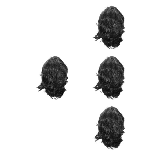 4Pz Parrucche Corte Per Uomo Costume Cosplay E Look Rock 2