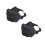 2Pz Maschera Occhi Portatile Per Animali Nera Multiuso in Nylon 8