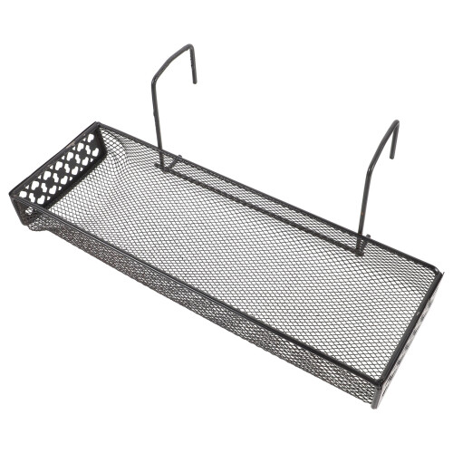 2Pz Portavasi Da Balcone Nero in Ferro Compatibile Per Piante 1