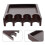 3St Zwart Pool Cue Houder, Compact 4-Gaats En Gewogen 11