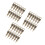 36Conjuntos Cadeados Mini Metal Marrom Claro Para Com Chave 8