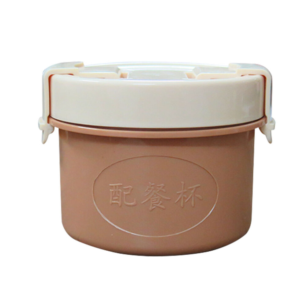 2Szt Lunch Box Izolowany Stalowo-Pp Khaki Na Dom I Podróż-image